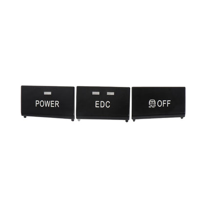 ya 23 10.7 baidi 3pcs Center Console Switch Button Cap for for BMW E90 E92 E93 for M3 61317841136a