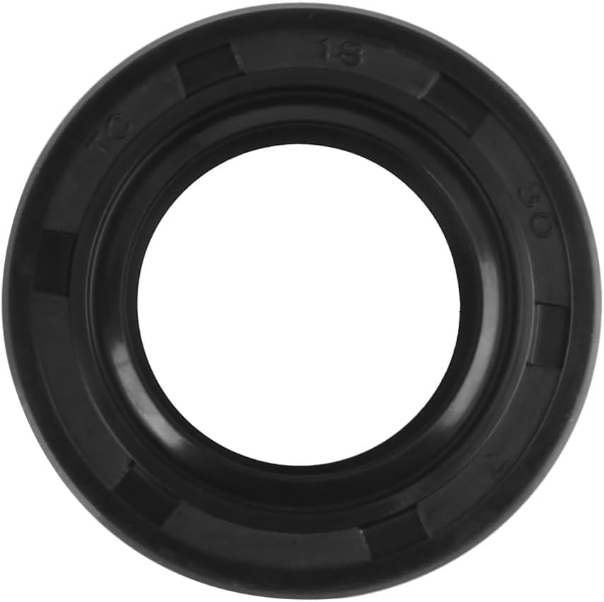 ya 4 8.8.2 Black 18 x 30x 7mm NBR Rubber Double Lip TC Oil Shaft Fuel Injector Seal for Car