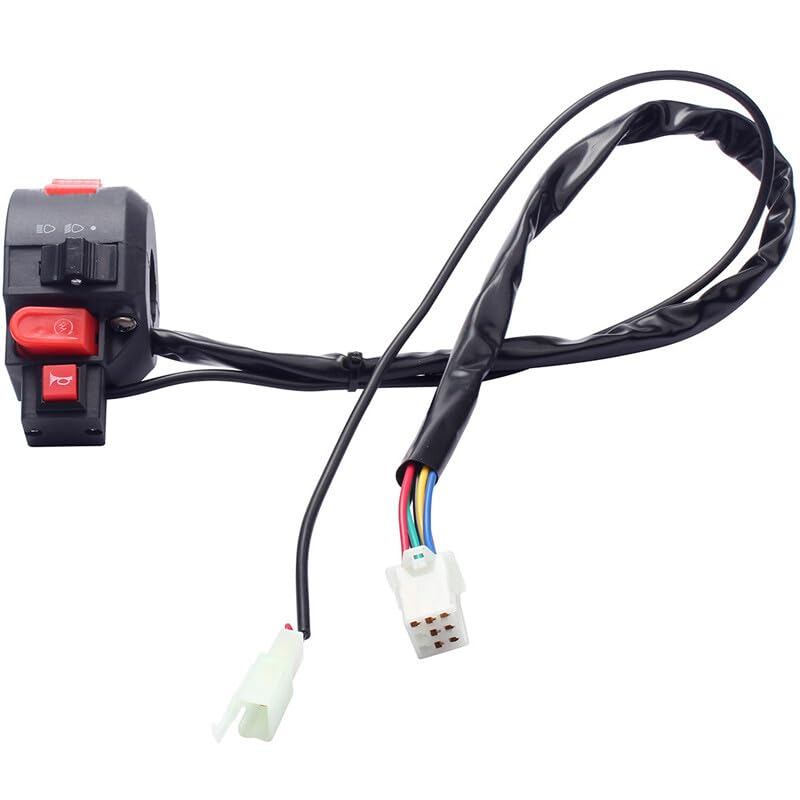ya 12 10.8 zhengce 22MM 7/8 Motorbike Handlebar Control Switch w/Turn Signal Start Horn Contro