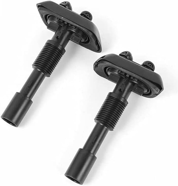 ya 4 8.24 baidi 1Pair Left & Right Black Headlight Washer Nozzles for 740iL 750iL for BMW E38