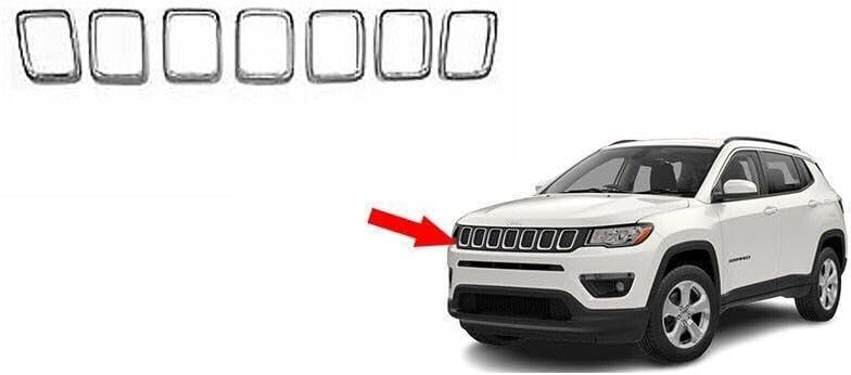 ya 2 8.15 7-piece chrome mesh forming kit suitable for Jeep Compass 17-21 68351457AA