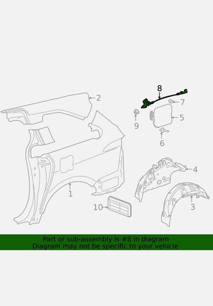ya 4 8.24 baidi for Toyota OE Fuel Filler Door Lock Actuator 77030-08010 for 2021-2024 for SIENNA