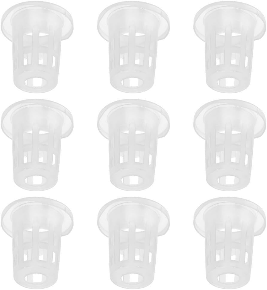 ya 26 10.21 baidi 100Pcs Hydroponic Net Pots Baskets for Hydroponics Slotted Mesh Net Cups