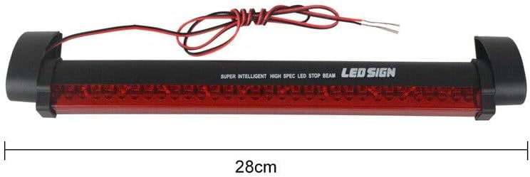 ya 3 8.24 baidi 11 Inch Long Lasting Light Bar 32 LED 12V High Mount Brake Stop Tail Light x1