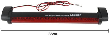ya 3 8.24 baidi 11 Inch Long Lasting Light Bar 32 LED 12V High Mount Brake Stop Tail Light x1