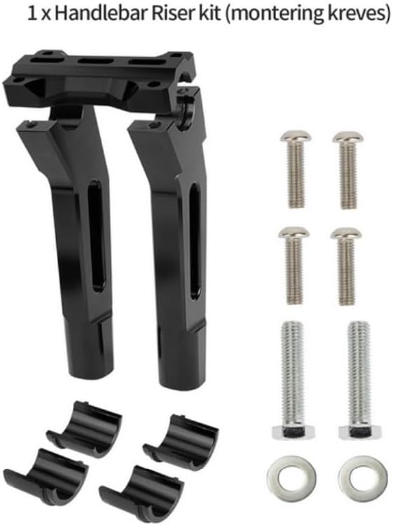 ya 13 9.15 baidi 10-inch handlebars, Riser 1-inch/1.25-inch rod pullback fits for Harley 08-13 XR 96-07 Touring-