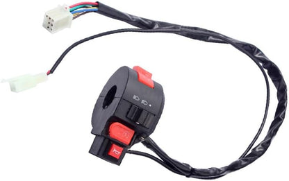 ya 4 8.14 7/8 7 Wire Motorcycle Handlebar Control Switch Turn Signal Start Switch 50-250cc