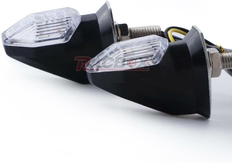 ya 7 8.24 baidi 2x Motorcycle for Mini LED Turn Signals Light Blinker Amber Indicator Lamp Universal