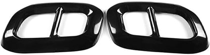 ya 4 8.14 Exhaust Muffler Tail Pipe Trim Cover Fit for Benz GLC GLE GLS X253 W167 20-22 Black