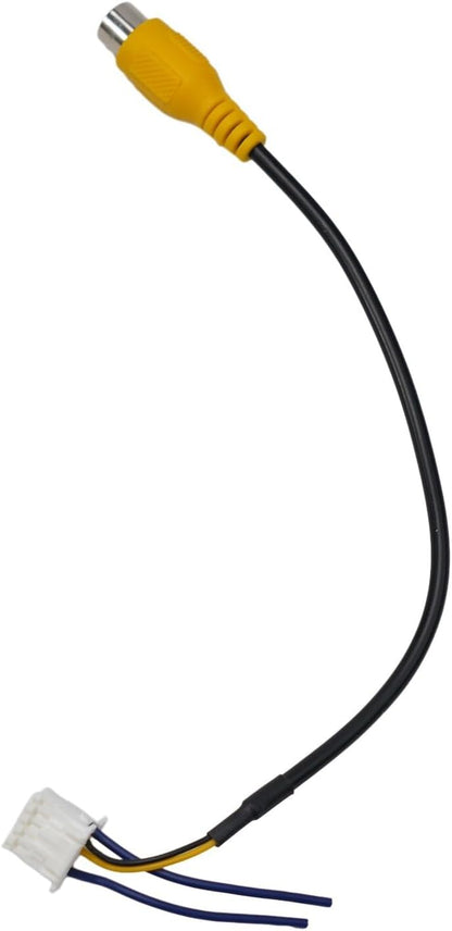 ya 23 10.7 baidi 1*Camera Wiring Connector Video Input Cable Adapter 10 Pin Yellow Color New