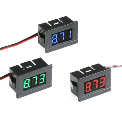 ya 16 10.20 baidi for Mini Digital Voltmeter 4.5-30V DC Panel Meter for Electric Vehicles -