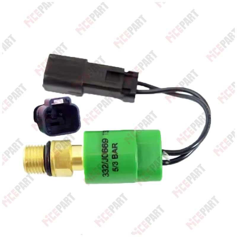 ya 6 8.24 baidi Pressure Sensor Switch 332/J0669 Compatible with JCB Loader Excavator 332J0669