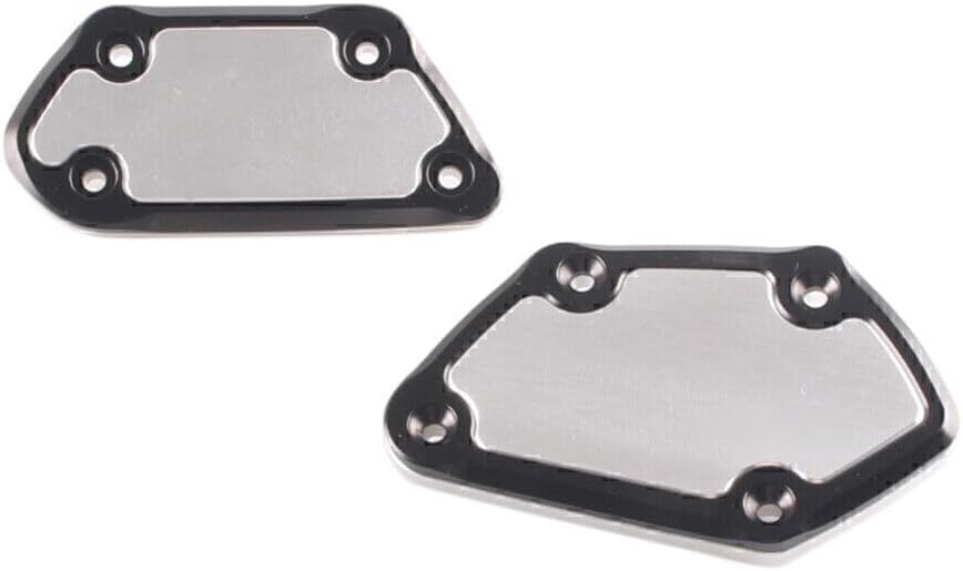 ya 6 8.14 Front Brake Clutch Fulid Reservoir Caps Fit for BMW R1200GS Adventure 2013-17 Silver