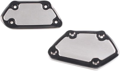 ya 6 8.14 Front Brake Clutch Fulid Reservoir Caps Fit for BMW R1200GS Adventure 2013-17 Silver