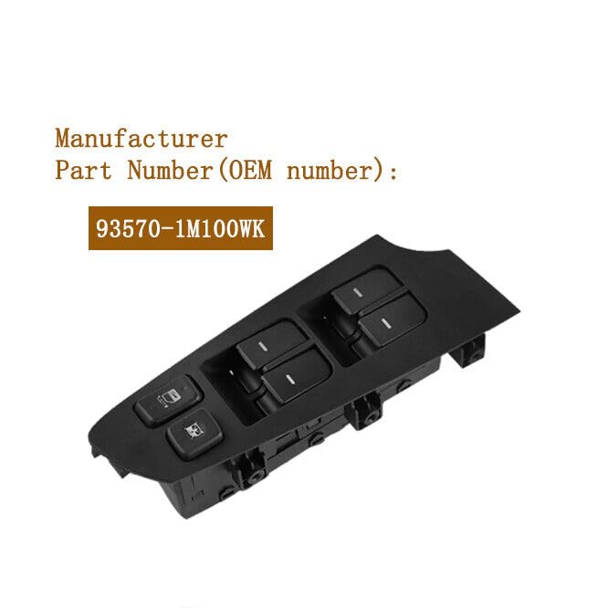 ya 6 8.24 baidi Front Driver Side Power Window Switch 935701M100WK for 2010-2013 for Kia Forte Sedan 