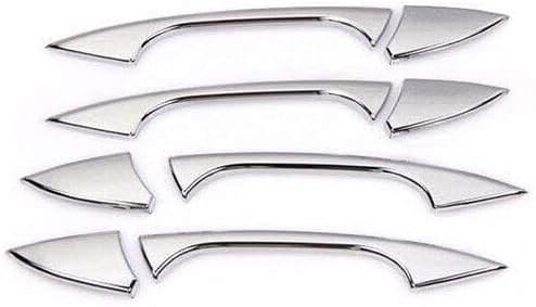 ya 2 8.15 for Mercedes-Benz E-Class 2009-2015 ABS Glossy Chrome Door Handle Cover Trim 8 pcs 