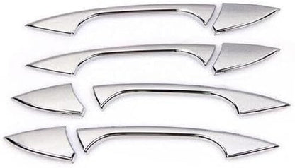 ya 2 8.15 for Mercedes-Benz E-Class 2009-2015 ABS Glossy Chrome Door Handle Cover Trim 8 pcs 