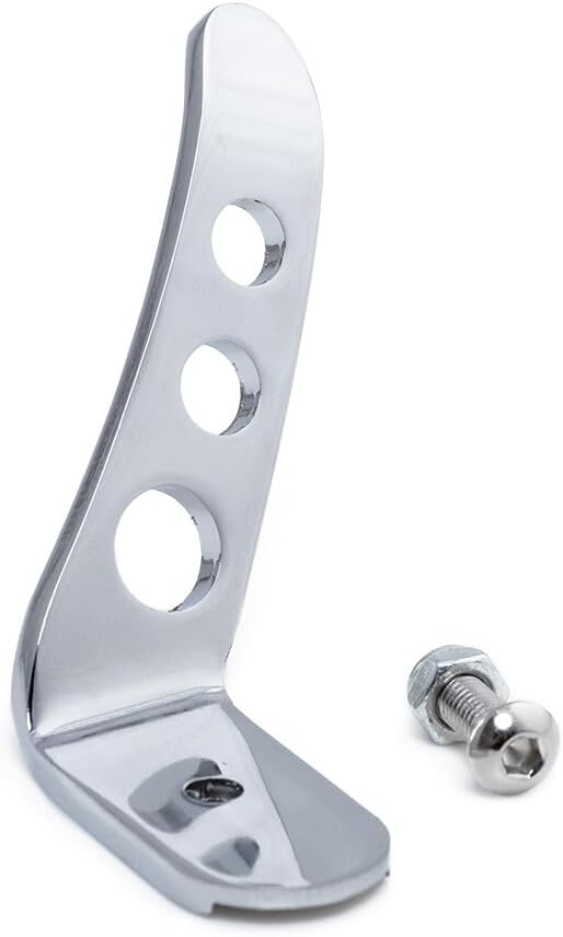 ya 2 8.15 Motorcycle Chrome Stand Kickstand Extension Foot Pedal for Harley Touring 91-21