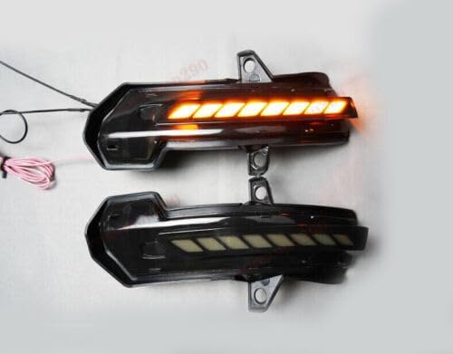 ya 4 8.14 for Cadillac XT4 XT5 LED smoke lens sequential flasher LED side mirror turn signal 