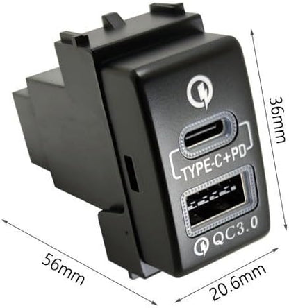 ya 13 9.15 baidi USB QC3.0 for Charger 36W For for Nissan for Altima Sentra for X-Trail Pathfinder Frontier Rogue