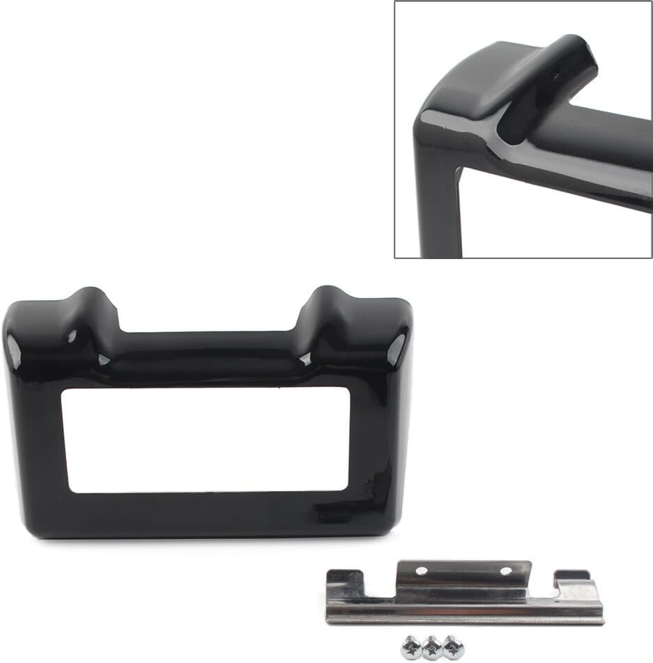 ya 4 8.10 for Harley Touring Road King Electra Road Glide FLHX Black Oil Cooler Cover