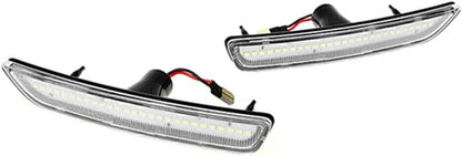 ya 4 8.8 2pcs Car LED Front Side Marker Lights Fits 2010-2014 2011 2012 2013 for Ford Mustang 