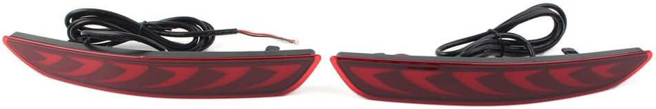 ya 9 10.24 Rear Bumper Brake Light Dynamic Turn Signal Light Fit for Mazda 3 Axela 201