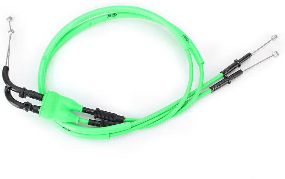 ya 5 8.24 baidi for Kawasaki ZX-6R 2009-2016 2x Motorcycle Throttle Cable Accelerator Wire