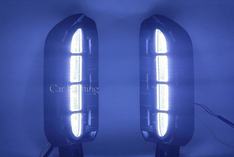 ya 4 8.10 for Kia Sportage 2023-2024 LED Front Fog Lamp Daytime Running Light Turn Signal