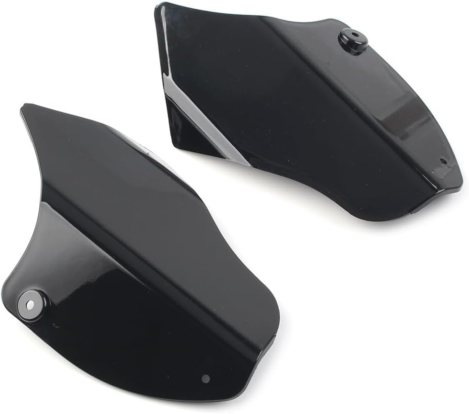 ya 4 8.10 1 Pair ABS Saddle Shields Heat Deflector Fit for Harley Softail Fatboy FLSTF