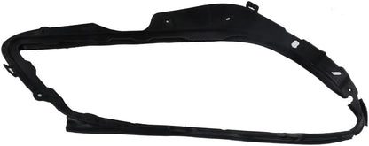 ya 9 10.24 2Pcs Headlight Gasket Left & Right Black Plastic For C-Class W204 2008-2011