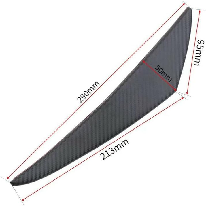 ya 2 8.15 4x Car Front Bumper Lip Diffuser Splitter Fins Body Spoiler Canar for DS Valence Chin