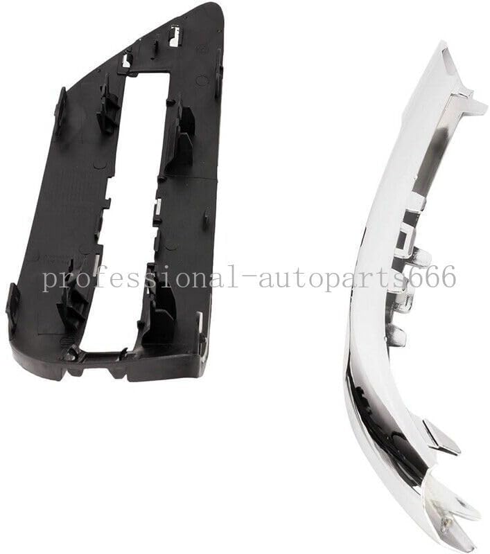 ya 7 8.24 baidi 4PCS L+R Daytime Running Light Insert Bezel Grille Trim for 12-14 for Mercedes C250