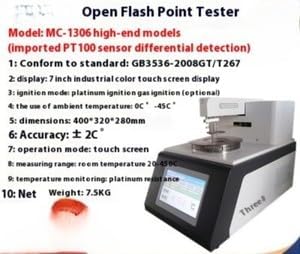 ya 14 9.20 zhengce Automatic Opening and Closing Flash Point Tester Diesel Lubricating Oil Tes-1