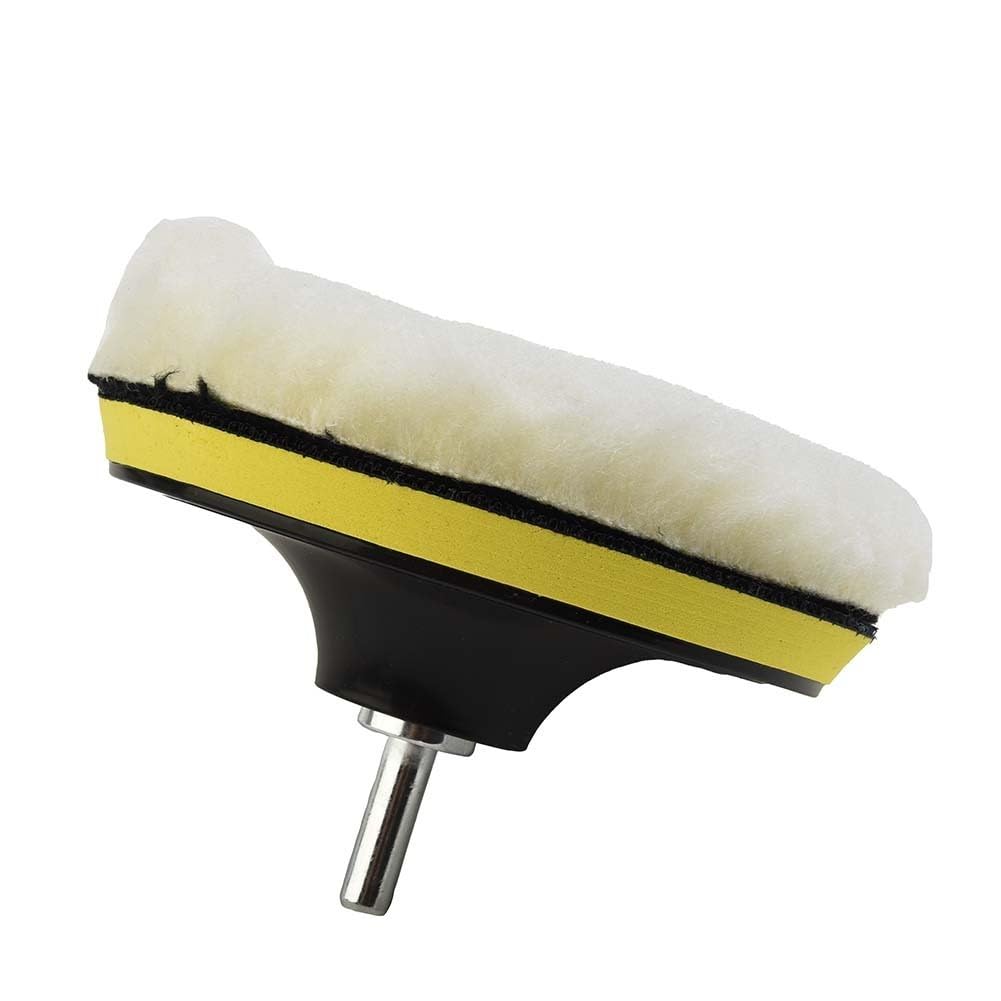 ya 13 9.15 baidi Mop Kit Polishing Pads for Car Polisher W/Sticky Disc&Rod with Hooks & Loops