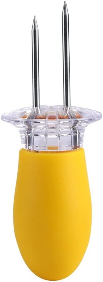 ya 14 9.20 baidi ?8 Pcs Stainless Steel Corn On The Cob Skewers Forks Prongs BBQ Kitchen YZ AC SP-1