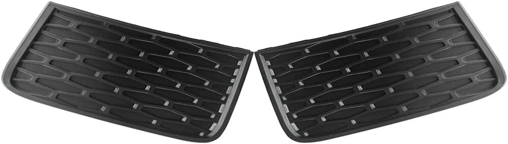 ya 27 10.13 baidi 2X Front Left and Right Bumper Foglight Bezels for Land Rover for Range Rover Evoque
