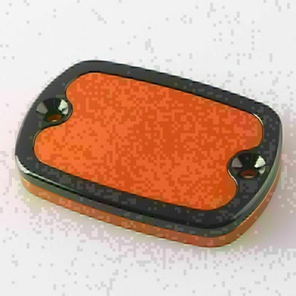 ya 2 8.15 Brake Fluid Tank Cap Fit for Yamaha T-Max 500 2004-2011 & T-Max 530 2012-2014 Orange
