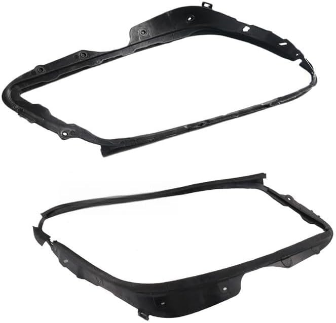 ya 9 10.24 Pair Right Left Headlight Trims Sealing Cover for MERCEDES C-Class W204 08-2011