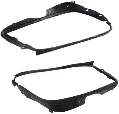 ya 9 10.24 Pair Right Left Headlight Trims Sealing Cover for MERCEDES C-Class W204 08-2011