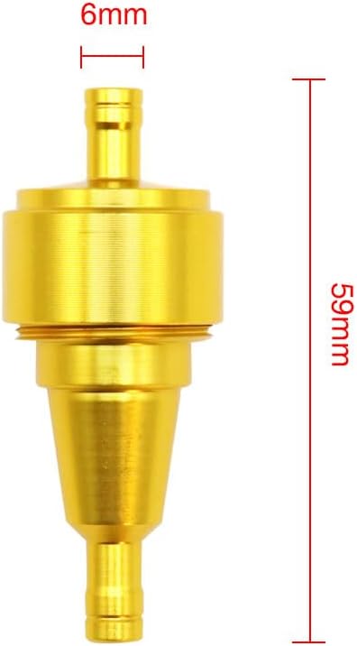 ya 10 9.16 zhengce CNC Aluminum Alloy 6mm Motorcycle Gasoline Filter Modified Filter Element