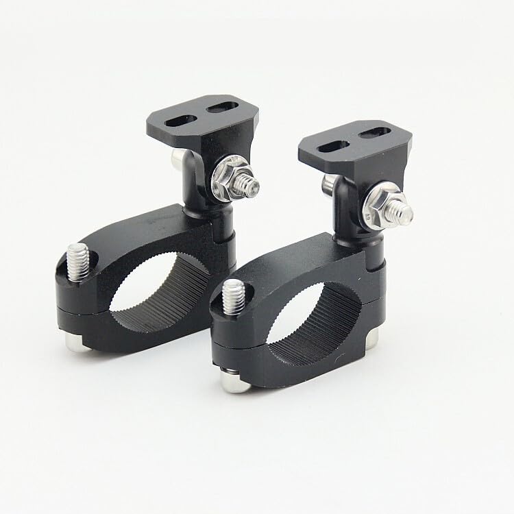 ya 2 8.15 Motorcycle Bumper Spotlight Auxiliary Lamp Fog Light Bracket Metal Bracket
