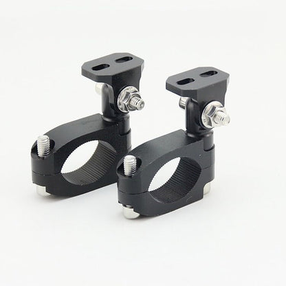 ya 2 8.15 Motorcycle Bumper Spotlight Auxiliary Lamp Fog Light Bracket Metal Bracket