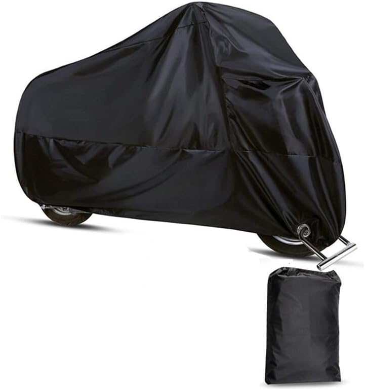 ya 4 8.24 baidi 4XL Motorcycle Bicycle Cover Outdoor Rain UV Dustproof Waterproof Accessories Black