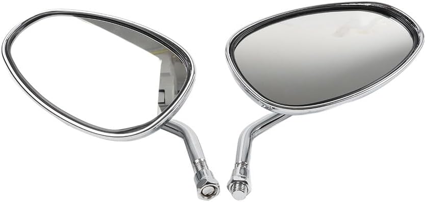 ya 14 9.20 zhengce Motorcycle Rearview Oval Mirror for Honda Shadow Spirit 750 1100 VTX1300 VT-1