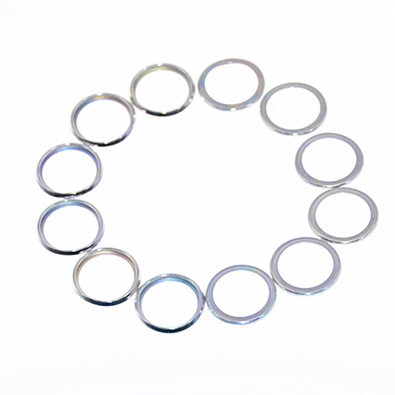 ya 5 8.10 Set of 12 Metal Engine Oil Drain Plug Washer Gaskets for Subaru 803916010