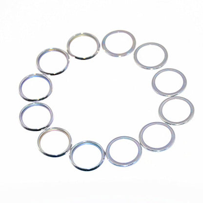 ya 5 8.10 Set of 12 Metal Engine Oil Drain Plug Washer Gaskets for Subaru 803916010