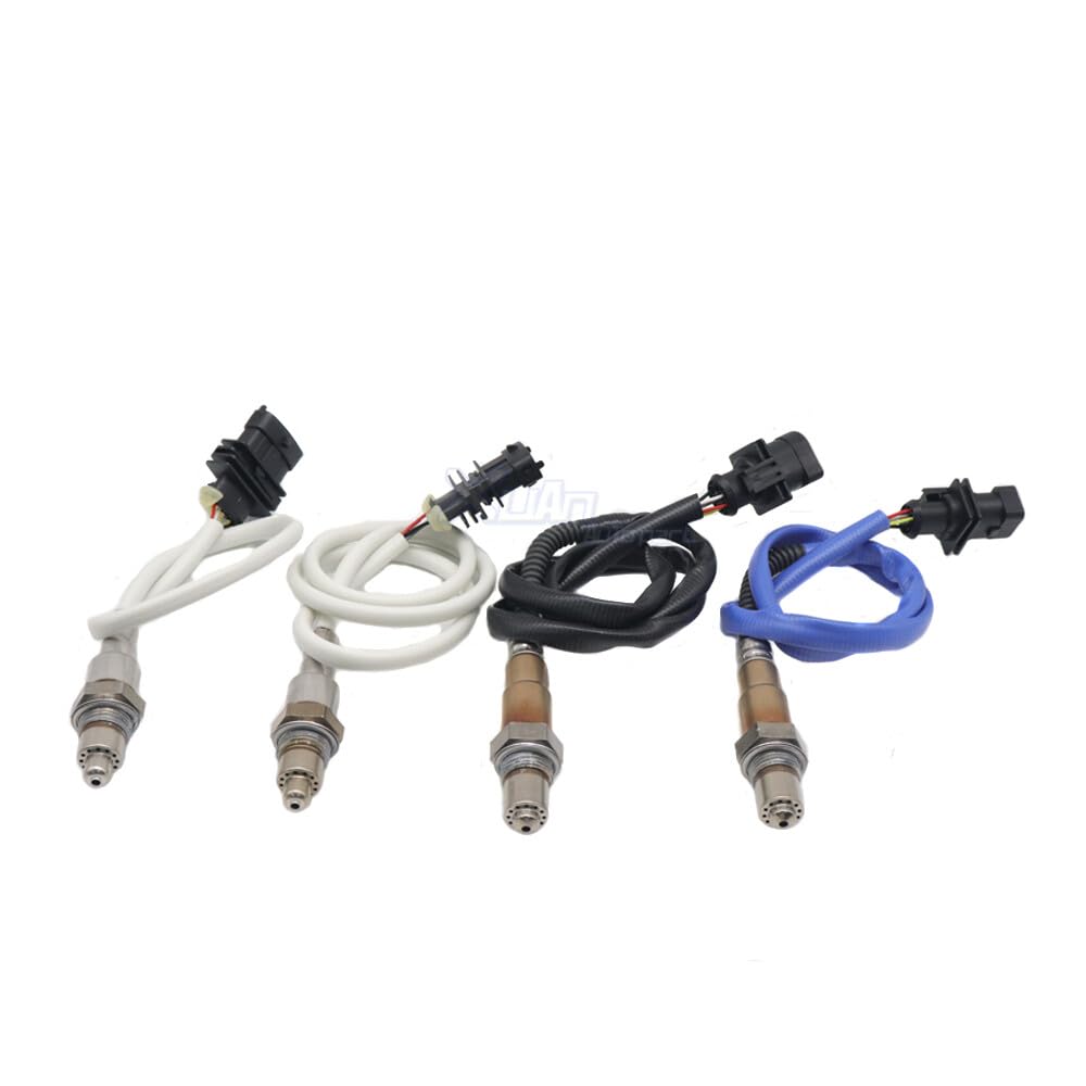 ya 4 8.8 New Oxygen Sensor 4 Pieces for Maserati Ghibli Quattroporte 2014-2017 3.0L V6 Turbo