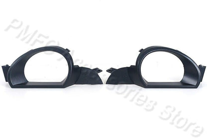 ya 7 8.24 baidi 1 pair front bumper fog lamp protective cover decoration for Audi Q7 pre-facelift 2007-2009