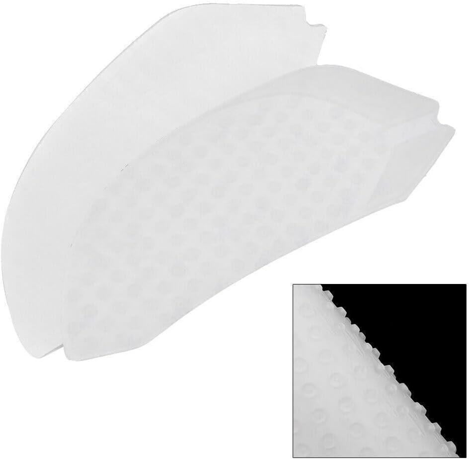 ya 2 8.15 for Ducati 899 1199 1299 White Tank Pad Traction Side Fuel Grip Decal Protect
